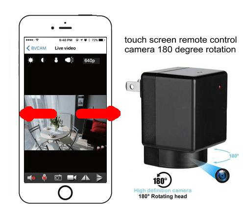 מצלמה נסתרת WIFI במטען USB מצלמה נסתרת WIFI במטען USB