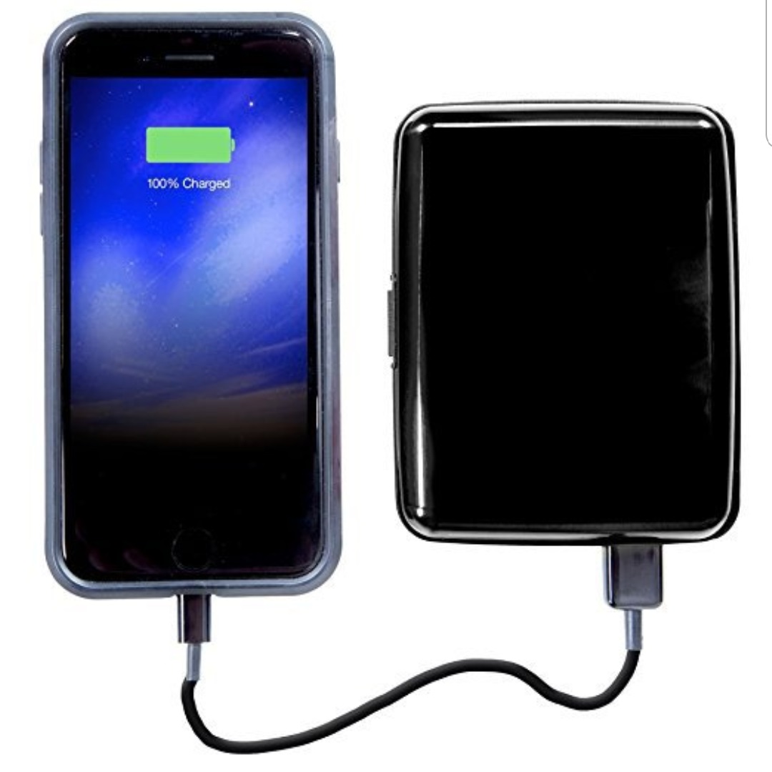 גם ארנק לאכסון כרטיסי אשראי וגם סוללת חירום מובנת גם ארנק לאכסון כרטיסי אשראי וגם סוללת חירום מובנת