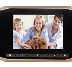 מצלמה לעינית הדלת עם מסך LCD כולל חיישן תנועה