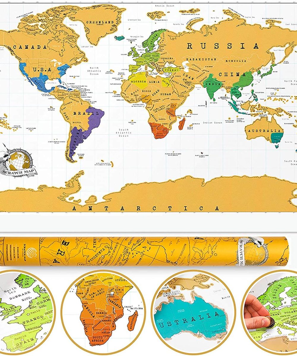 מפת העולם אקטיבית לתיעוד נסיעות