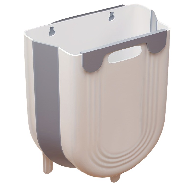 פח אשפה מתקפל לתלייה על ארון מטבח - חסוך מקום והוסף סדר וניקיון למטבח שלך!