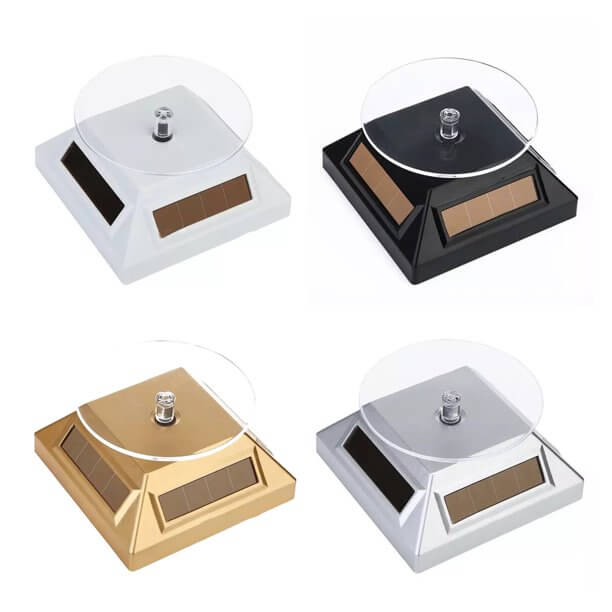 מיתקן תצוגה סולרי מסתובב, מיוחד ומרהיב ביופיו