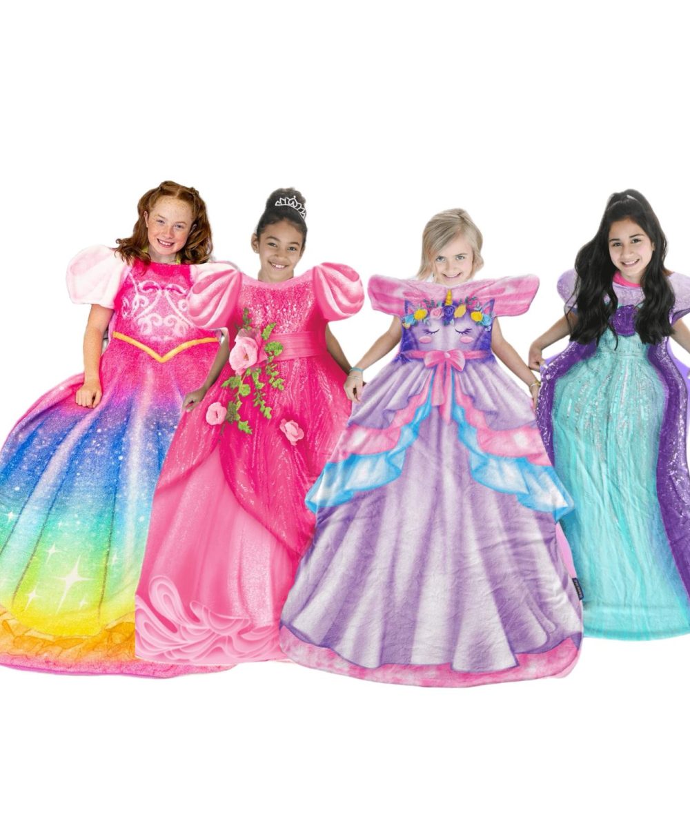 שמיכה לבישה לילדות ונשים - שמלת נסיכה, חד קרן ועוד | Blankie Tails