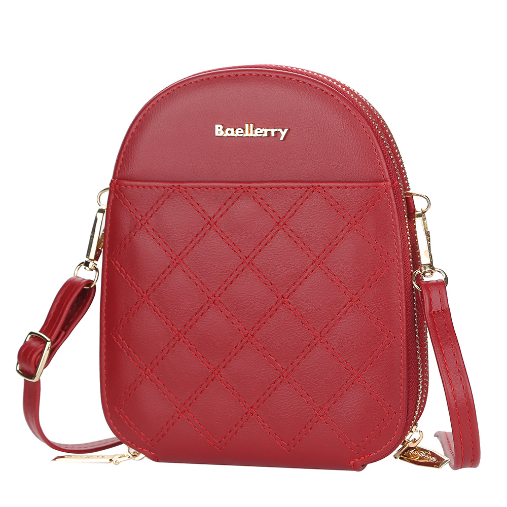 תיק צד אופנתי לנשים | תיק כתף קטן עם תא לנייד | BAELLERRY