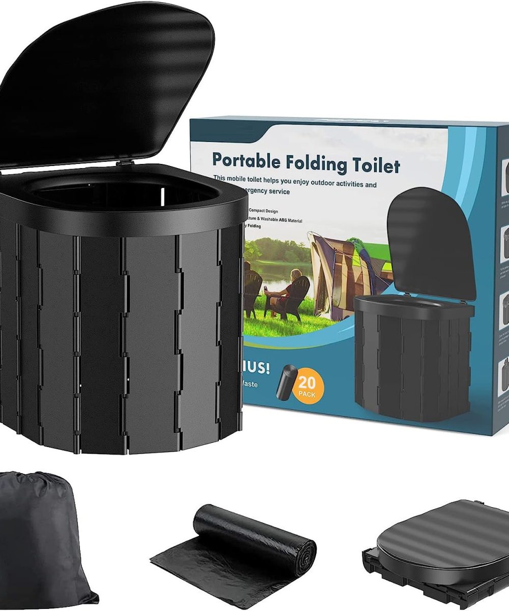 שירותים ניידים מתקפלים לטיולים, קמפינג ופסטיבלים