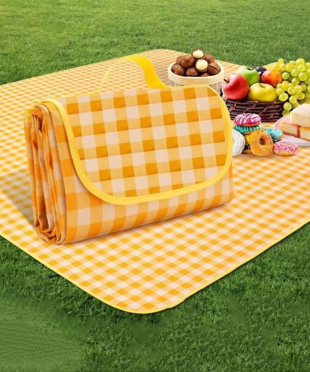 מחצלת פיקניק גדולה 3X2 מטר עמידה במים וקלה לנשיאה