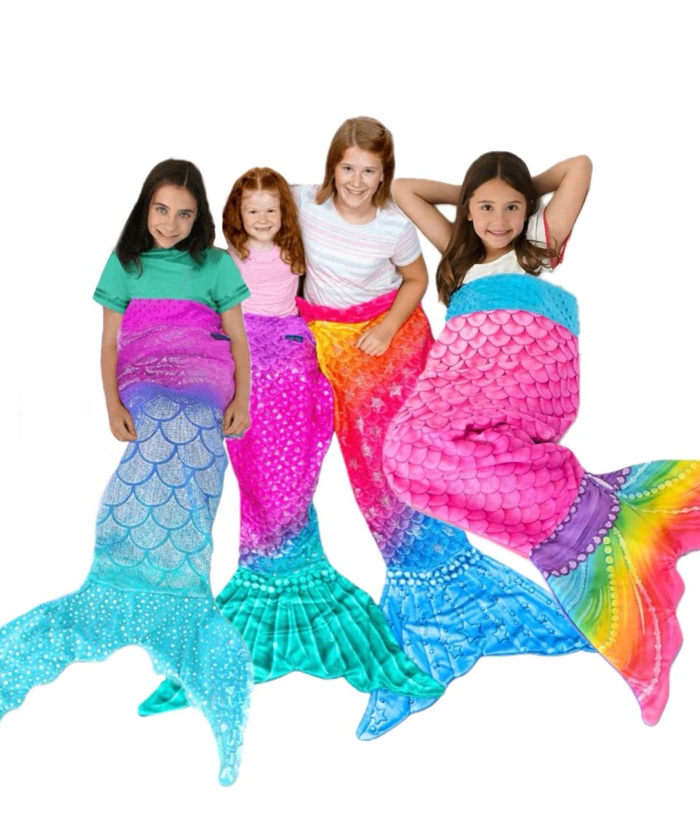 שמיכת זנב בת ים לבישה לילדים | Blankie Tails | רכה ונעימה
