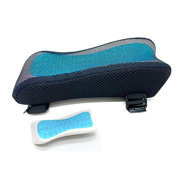 כרית תמיכה ארגונומית למרפק וזרוע עם ג'ל קירור לכיסא גלגלים/משרד - נוחות מירבית והקלה על כאבים