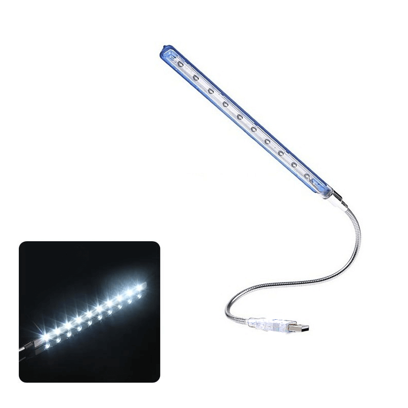 מנורה ארוכה למחשב בחיבור USB נייד ונוח לאחסון
