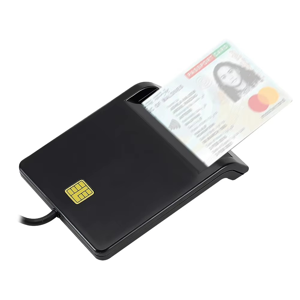 קורא כרטיסים חכם USB 2.0 - קורא כרטיסי שבב, SIM וכרטיסי אשראי